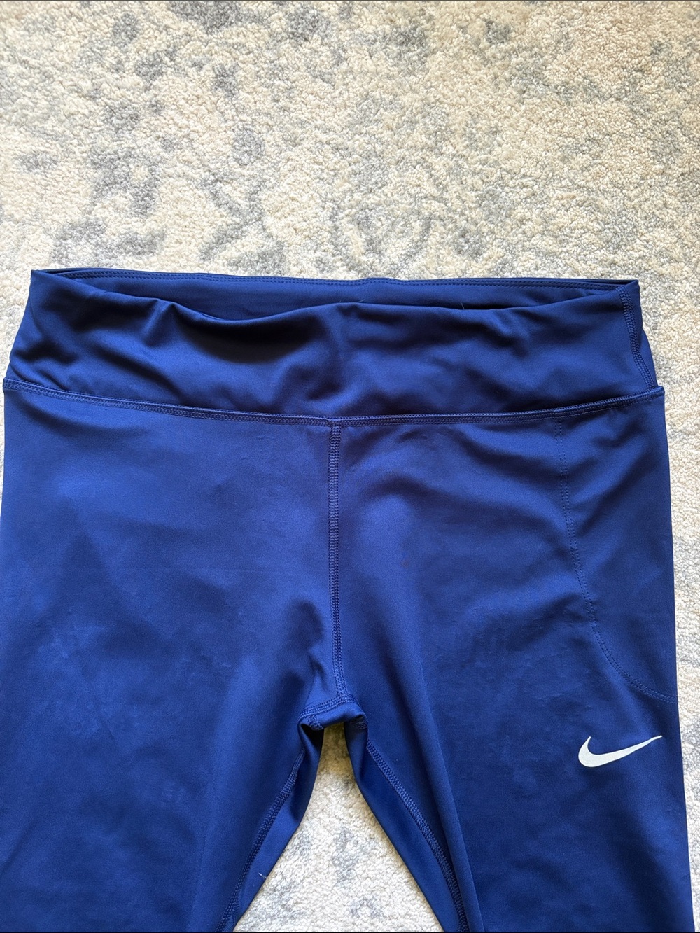 Nike Dark Blue Athletic Leggings - Picture 3 of 10